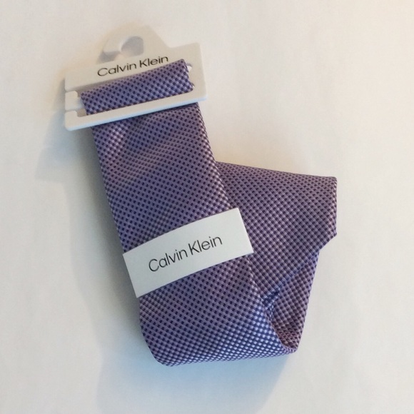 Calvin Klein Men’s Tie Purple NWT - Picture 3 of 7